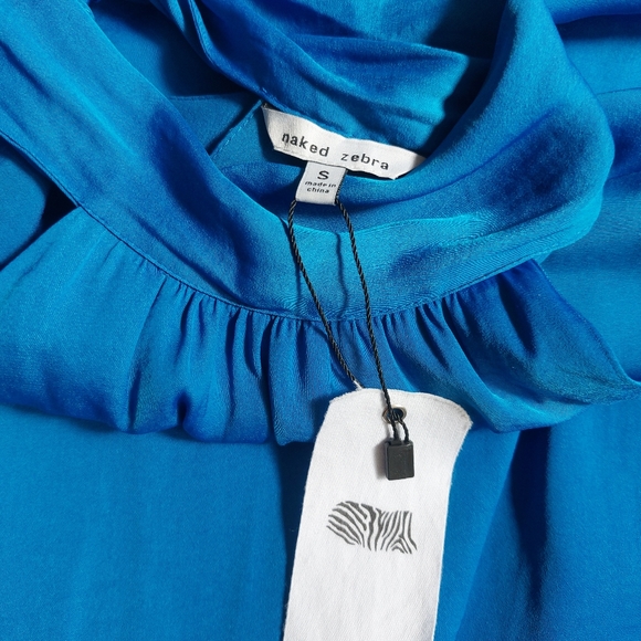 Blue dress brand new from naked zebra - Picture 2 of 3